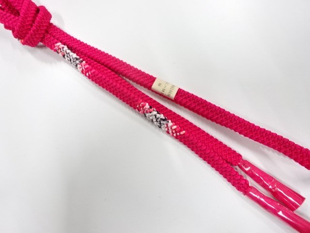未使用品　正絹　手組帯締め